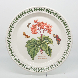 ポートメリオン ボタニックガーデン プレート20cm Begonia（ベゴニア）BG05072