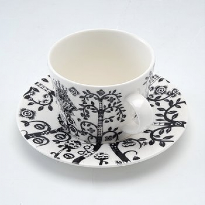 【倉庫取り寄せ商品】イッタラ（iittala） タイカ コーヒーカップ&ソーサー（ブラック）