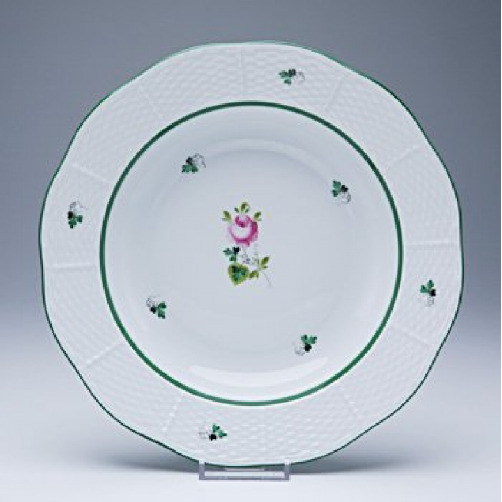 【倉庫取り寄せ商品】ヘレンド ウィーンの薔薇 スーププレート23cm VRH-0501-0-00