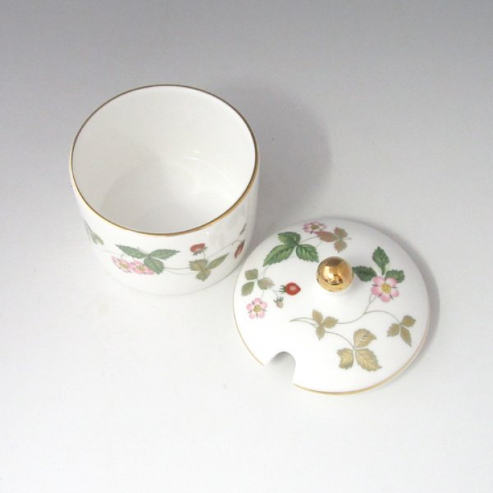 ウェッジウッド ワイルドストロベリー アルフレスコ ジャムポッド8cm 40007699