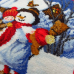 【倉庫取り寄せ商品】フェイラー ウォッシュタオル WINTER DAY レッド 25x25cm